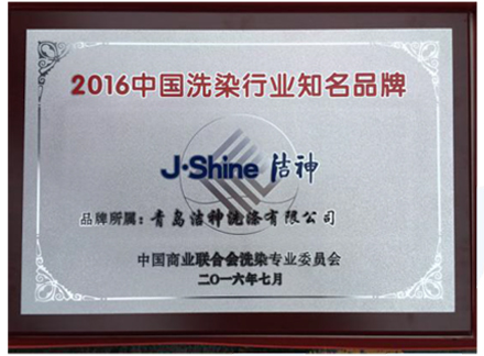 2016中国洗染行业知名品牌